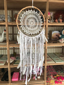 Dreamcatcher Off-White (52 cm) - Boho Decor | Mandala Stencil