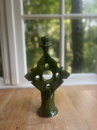 Organic vase green