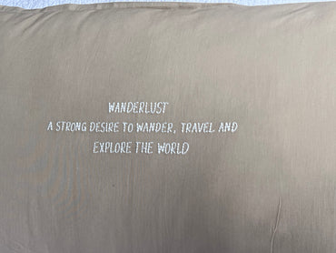 Linnen Pillow + Filling | Wanderlust | Natural