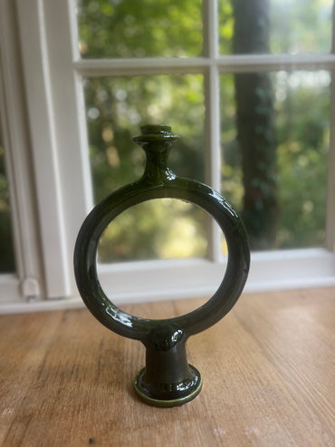 Organic vase green