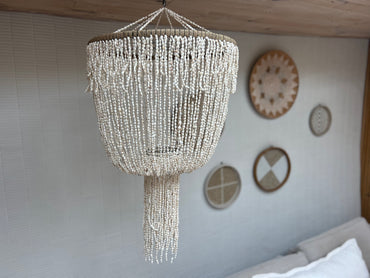 Organic shaped shell lamp