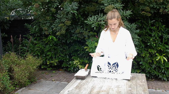 Doily Mandala - Mandala muur stencil