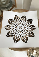 Doily Mandala - Mandala wall stencil