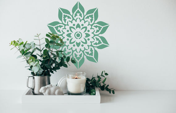 Doily Mandala - Mandala wall stencil